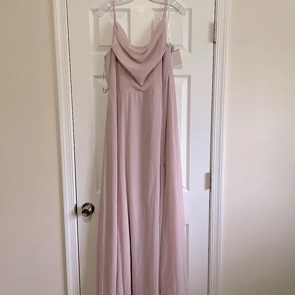 sachin and babi light blue dress Elegant A-line Sweetheart Spaghetti Straps Gold Satin Long Bridesmaid   Musebridals